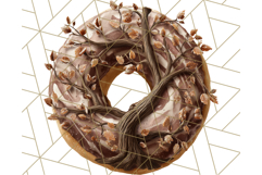 Realistic Halloween Donut Clipart PNG, Spooky Cute Sweets Product Image 2