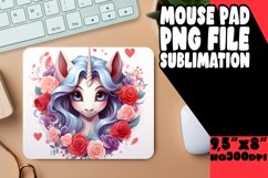 Enchanted Glittery Unicorn Dream Desk Pad Product Image 1