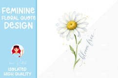 Feminine Floral Design Watercolor Flower Illustration Product Image 1