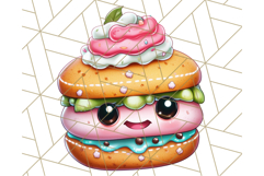 Sweet Treat Face PNG Clipart, Cute Kawaii Dessert Art Png Product Image 2