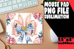 BRIGHT MOUSE PAD SUBLIMATION STYLE, Easter Bunny Product Image 1