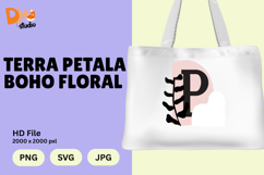 Terra Petala Boho Floral Monogram Product Image 1