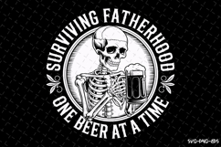 Surviving Fatherhood svg Design | Svg Files for Cricut Product Image 1