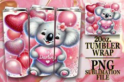 BREATHTAKING SUNSETS 20oz TUMBLER WRAP, Valentines Product Image 1