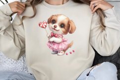 Valentine Dog Clipart PNG Product Image 1