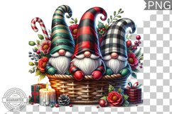 Christmas Gnome Sublimation - Clipart PNG Design Product Image 1