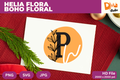 Helia Flora Boho Floral Monogram Product Image 1