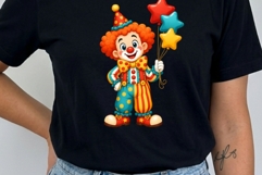Circus Birthday Clipart PNG, Cute Carnival Animals Party Product Image 4