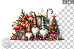 Christmas Gnome Sublimation - Clipart PNG Design Product Image 1