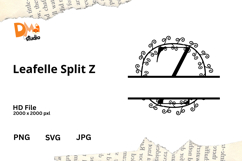 Leafelle Split Monogram Product Image 1