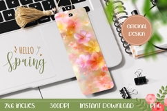 Cute Flowers Bookmark Printable, Floral Bookmark Design Product Image 1