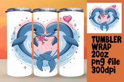 Stylish Tumbler Design for Sublimation , Valentines Product Image 1