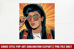 Comic Style Pop Art Sublimation Clipart PNG Product Image 1