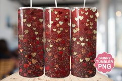 Valentine Glitter Tumbler | Valentine Tumbler Wrap Product Image 1