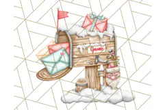 Scandinavian Christmas Gnomes Clipart PNG, Cute Gnome Png Product Image 2