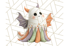 Cute Halloween Ghost Clipart Costume PNG, Halloween Png Product Image 2
