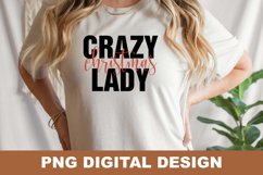 Crazy Christmas Lady PNG Sublimation Design Product Image 1
