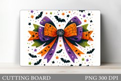 Halloween Bow Cutting Board. Halloween Cutting Board Design Product Image 1