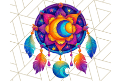 Whimsical Celestial Moon and Stars Clipart Constellation Png Product Image 2