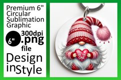 Dynamic Keychain Circle PNG Artwork , Gnomes Product Image 1