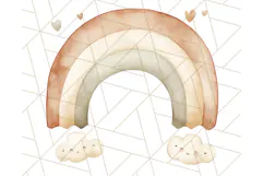 Watercolor Baby Dragon Clipart, Cute Nursery Fantasy PNG Product Image 4