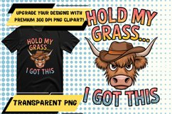 Cute PNG Template for Custom T-Shirts , Funny Cow Product Image 1
