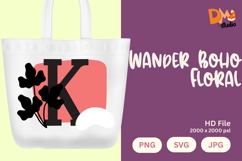 Wander Boho Floral Monogram Product Image 1