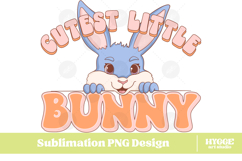 Easter Bunny Sublimation DTF Chick Farm Hip Hop Spring Joy Product Image 1