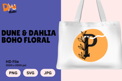 Dune &amp; Dahlia Boho Floral Monogram Product Image 1