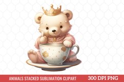 Animals Stacked Sublimation Clipart Product Image 1