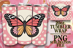 Cozy Moments 20oz tumbler wrap, Butterfly Product Image 1