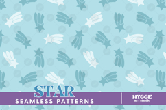 Boho Star Seamless Pattern Nursery Tile PNG DTF Baby Kids Product Image 1