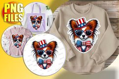 Whimsical TOTE BAG Art Ideas, American Dog Product Image 1