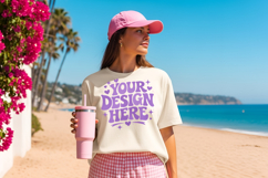 Beach Sweatshirt Mockup Set, Beach Sweatshirt Mockup Set Product Image 5