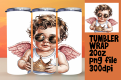 Sublimation Artwork for 20oz Tumblers , Cupid Product Image 1