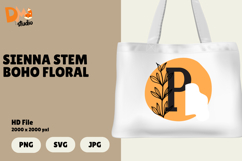 Sienna Stem Boho Floral Monogram Product Image 1