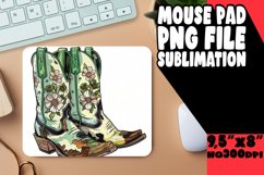 Colorful Watercolor Mousepad Sublimation PNG Product Image 1