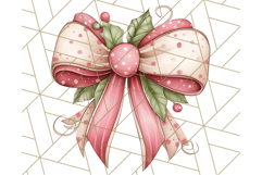 Muted Cozy Christmas Bows PNG Clipart, Winter Holiday Png Product Image 2