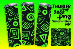 Neon Blaze 20oz Tumbler Wraps Product Image 1