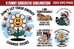 Funny Sarcastic Sublimation PNG Product Image 1