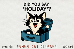 Cute &amp; Funny Cat BUNDLE, PNG. Product Image 22