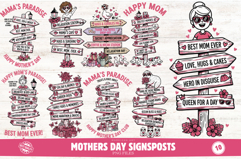 Mothers Day Signsposts Clipart Product Image 1