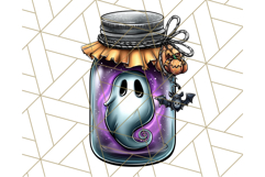 Halloween Monster Clipart PNG, Monsters in Jars, Spooky Png Product Image 2
