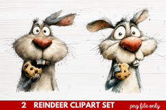 Whimsical Christmas Clipart | Cute Festive Holiday PNG Illus Product Image 1