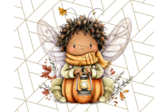 Fall Fairy Clipart PNG, Autumn Fairy People With Wings Product Image 2