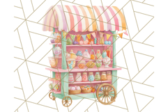 Haunted Sweet Shoppe PNG Clipart, Pastel Halloween Bakery Product Image 2