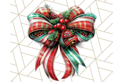 Bright Shiny Christmas Bows PNG Clipart, Winter Holiday Png Product Image 2
