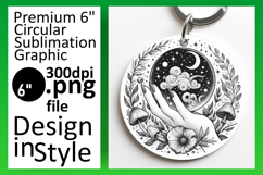 Unique Circle Design Coaster Artwork , Mystic Product Image 1