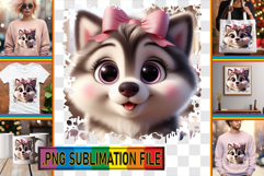 BRIGHT PNG Sublimation Magic, 3D Dog Product Image 1