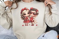 Couple Cupid For Valentine Clipart PNG Product Image 1